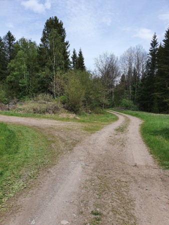 Kör rakt fram
