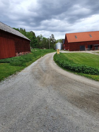 Kör rakt fram om du inte är en bil eller motorcykel.