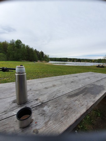 Badet i Lötsjön innan Länna