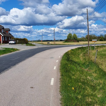 Sväng vänster mot Klinta