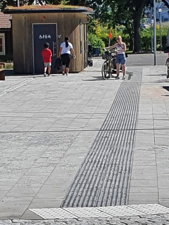 Toaletten på parkeringen